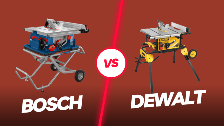 Bosch and DeWalt Compared
